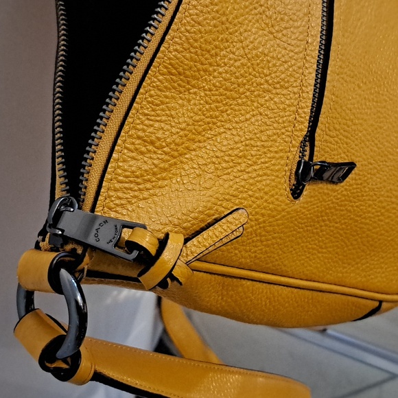 NEW Crossbody Ellie File Bag (Mustard Yellow) - COACH - Picture 10 of 12
